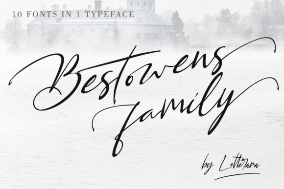 Bestowens Family Font Poster 1