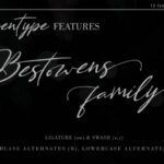 Bestowens Family Font Poster 4