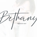 Bethany Srcipt Font Poster 1