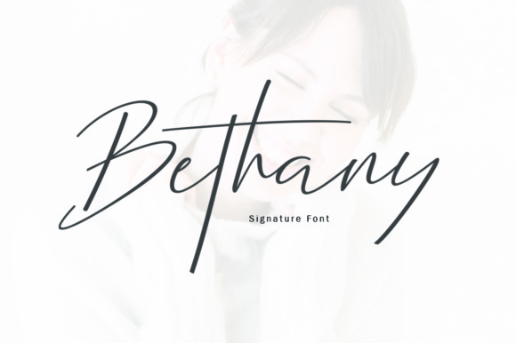 Bethany Srcipt Font Poster 1