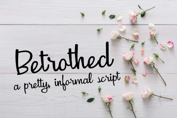 Betrothed Font Poster 1