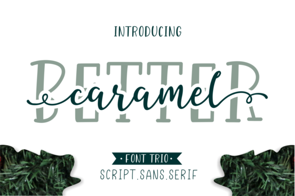 Better Caramel Trio Font Poster 1