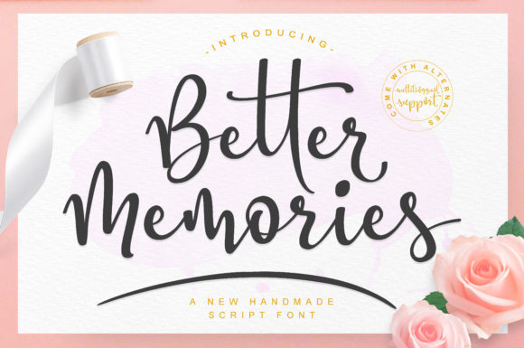 Better Memories Font Poster 1