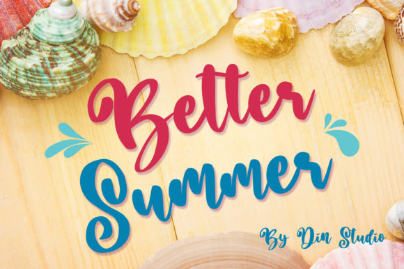 Better Summer Script Font Poster 1