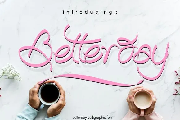 Betterday Font Betterday Font Poster 1