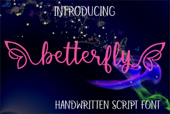 Betterfly Font Poster 1