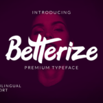 Betterize Font Poster 1