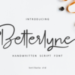 Betterlyne Script Font Poster 1