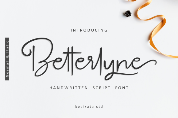 Betterlyne Script Font Poster 1