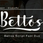 Bettos Font Poster 1