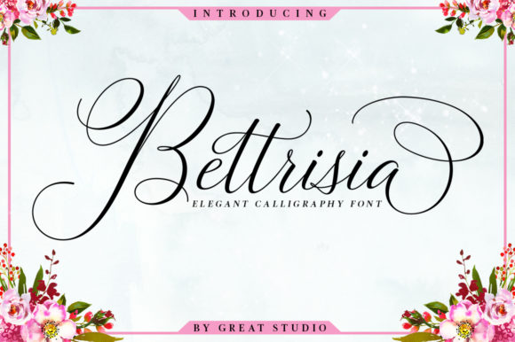 Bettrisia Script Font Poster 1
