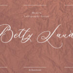 Betty Laudia Font Poster 1
