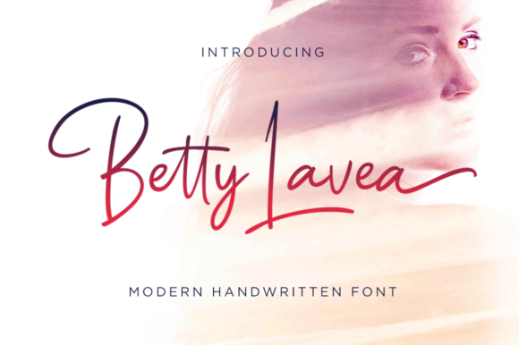 Betty Lavea Font Poster 1