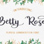 Betty Rose Font Poster 1