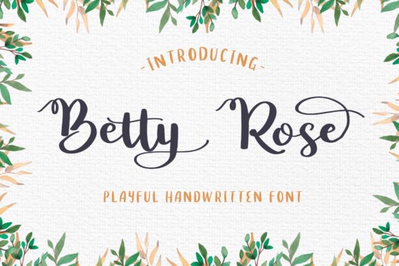 Betty Rose Font