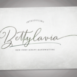 Bettylavia Font Poster 1