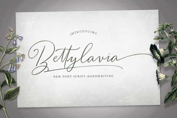 Bettylavia Font Poster 1