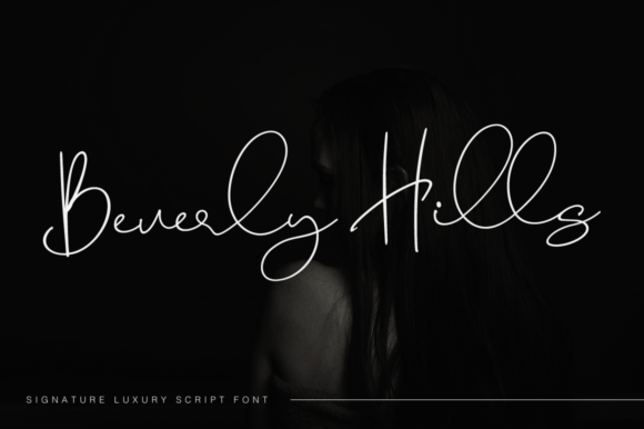 Beverly Hills Font Poster 1