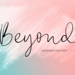 Beyond Font Poster 1