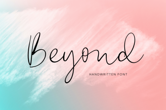 Beyond Font Poster 1