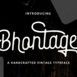 Bhontage Font Poster 1