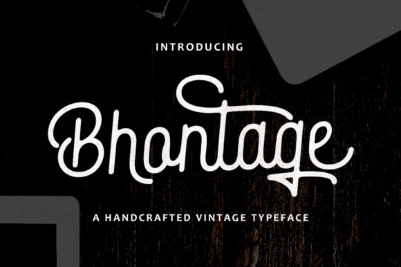 Bhontage Font Poster 1
