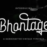 Bhontage Font Poster 9