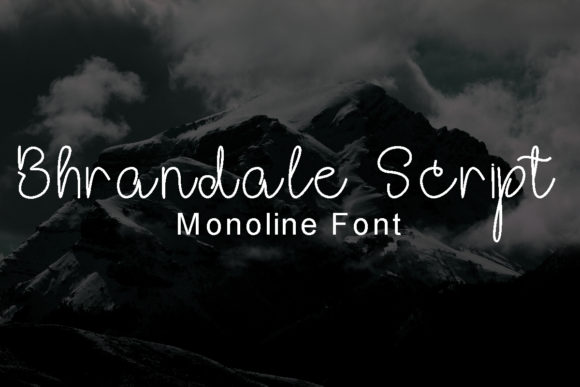 Bhrandale Script Font Poster 1