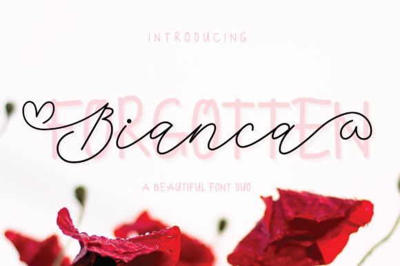 Bianca Forgotten Duo Font Poster 1