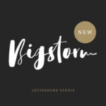 Bigstorm Script Font Poster 1