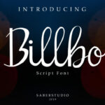 Billbo Script Font Poster 1