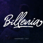 Billenia Font Poster 1