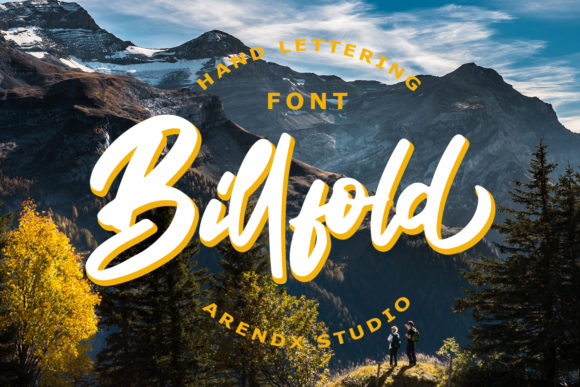 Billfold Font Poster 1