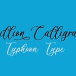 Billion Calligraphy Font Poster 2