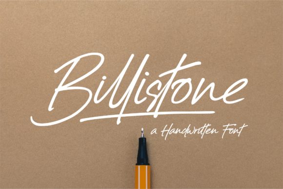 Billistone Font Poster 1