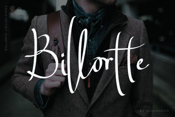 Billortte Font Poster 1