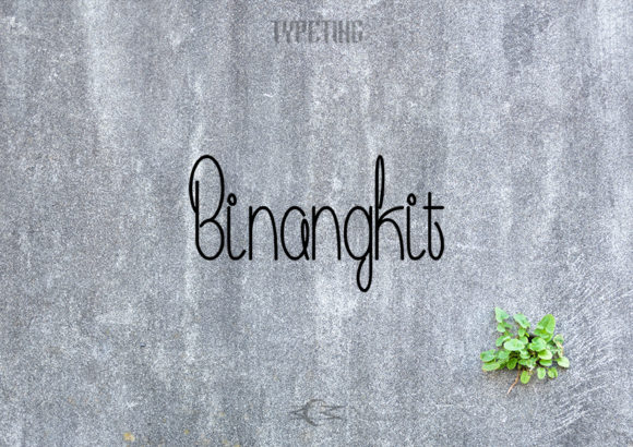 Binangkit Font Poster 1