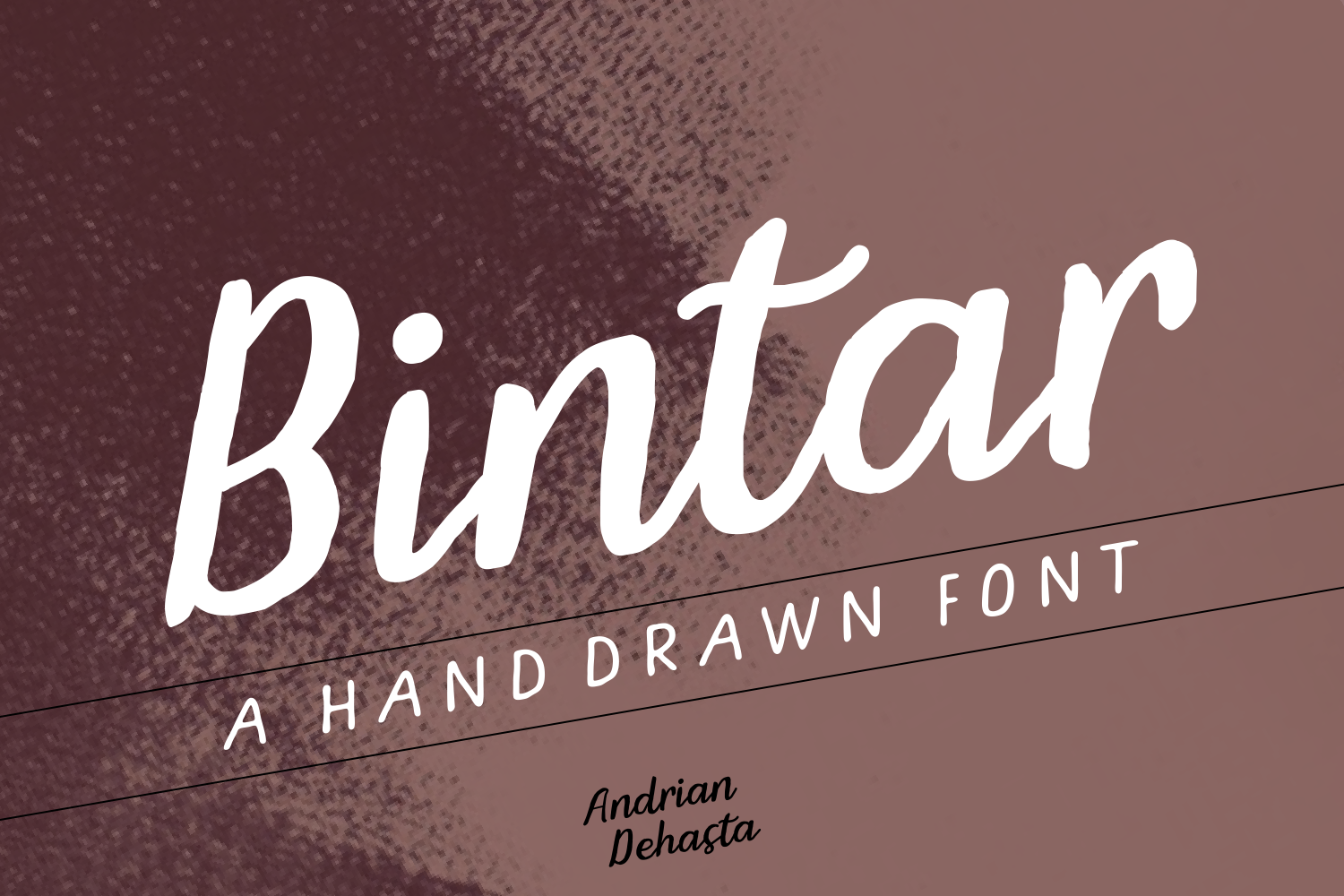 Bintar Font Poster 1
