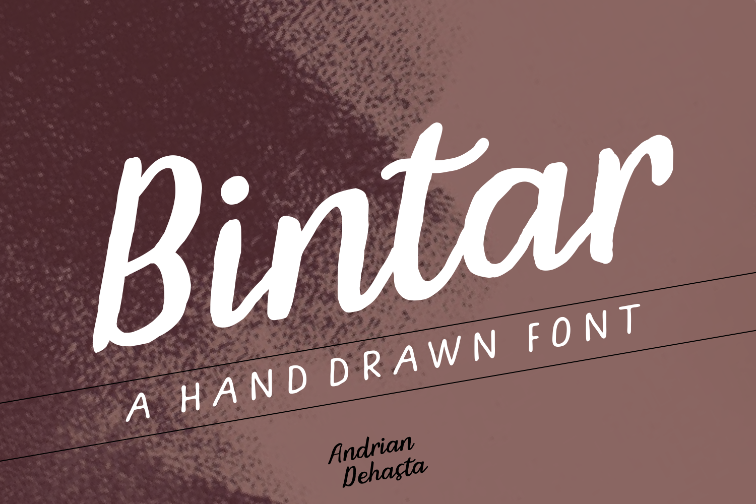 Bintar Font Bintar Font Poster 1