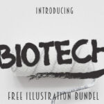 Biotech Font Poster 1