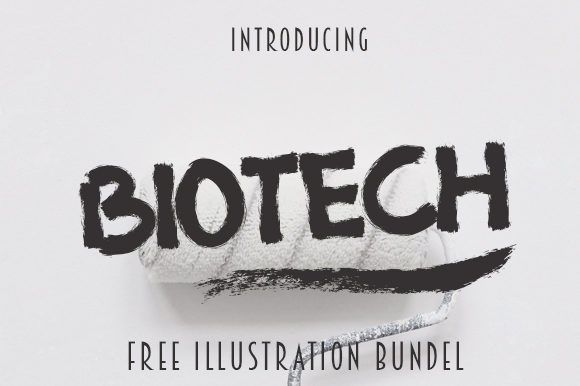 Biotech Font Poster 1