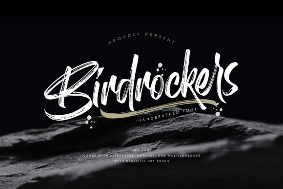 Birdrockers Font Poster 1