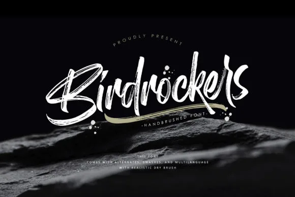 Birdrockers Font Birdrockers Font Poster 1