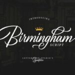 Birmingham Font Poster 1