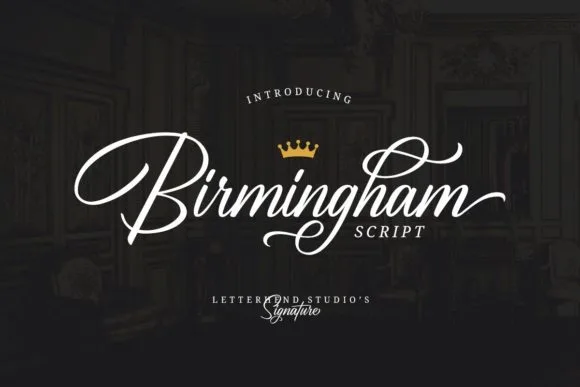 Birmingham Font Birmingham Font Poster 1