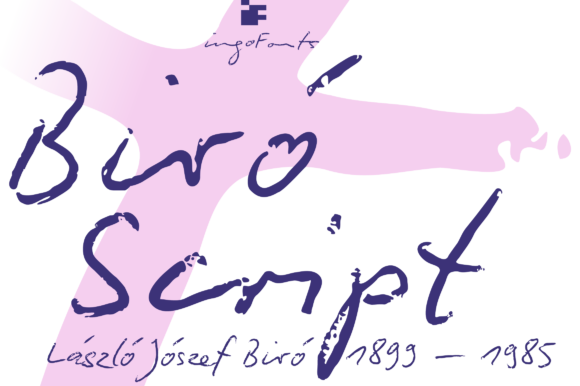 Biró Script Font Poster 1