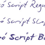 Biró Script Font Poster 3