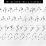 Bitlamero Script Font Poster 18