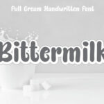 Bittermilk Font Poster 1