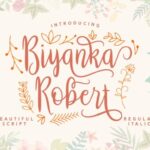 Biyanka Robert Font Poster 1